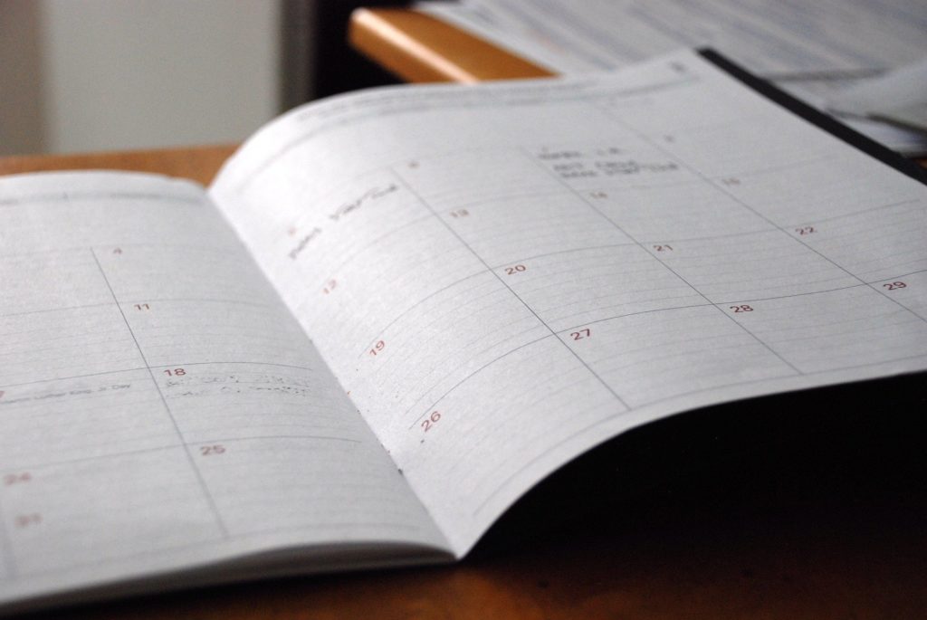 dates and scheduling